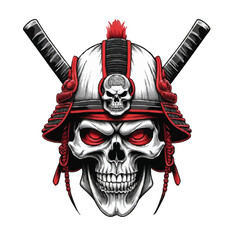 pirate skull with sword