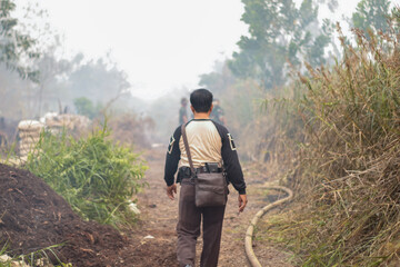Peatland fires in Kalimantan occur almost every dry season, spreading haze across regions and...
