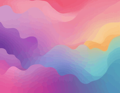 Multi color Beautiful gradient Vecter  