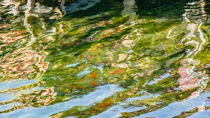 Art of waterwave surface photoed from sea and lake in great Vancouver area