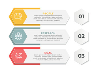 circular layout diagram with 3 list of steps, circular layout diagram infographic element template
