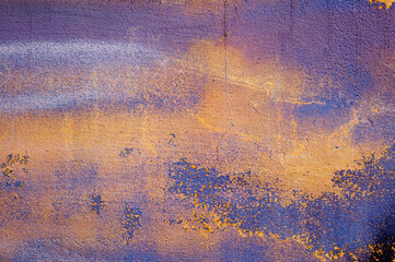 colored background, in the photo the wall is painted in blue, orange and purple colors