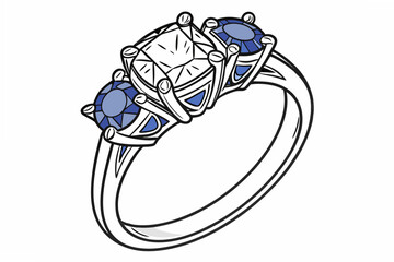 vector illustration of an angel