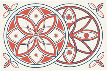 abstract floral ornament