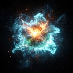 Explosion astronomy universe nebula.