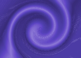 A large, central spiral occupies most of the frame, drawing the eye towards its slightly darker core. The purple hues range from a lighter, almost lavender shade at the edges to deeper, richer purples
