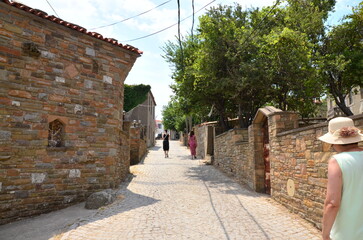 narrow street in the old town