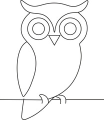 bird line art vector