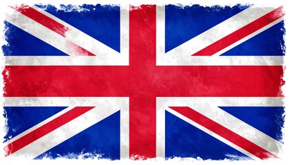 Aged UK Flag