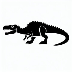Fototapeta premium Allosaurus Dinosaur Icon