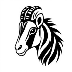 Black Quagga Animal Icon