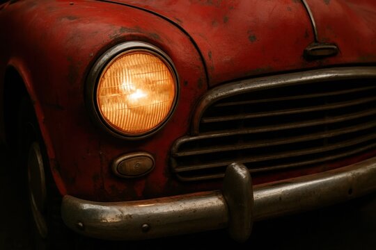 Fototapeta A Glimpse into Vintage Automotive History
