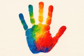 A Handprint in Color