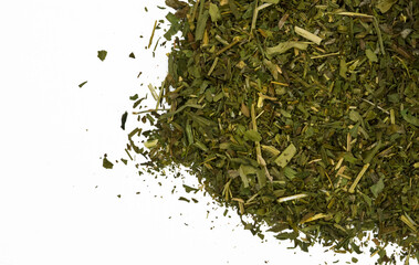 pile of green tea