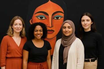 A Diverse Group of Women in Unity