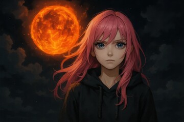 A Moment of Solitude in Darkness