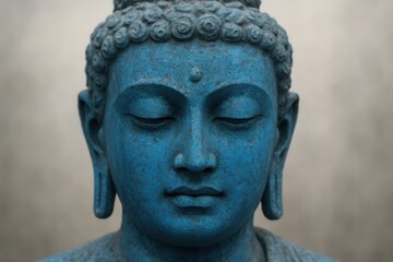 Fototapeta premium A Study of Buddha's Face