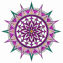 vector illustration of a mandala