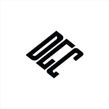  Modern abstract DGC logo design featuring geometric lines for innovative data analysis and digital transformation branding