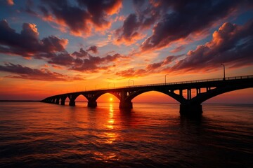 Fototapeta premium A Bridge Over Timeless Waters