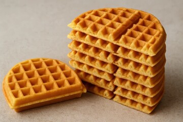 A Perfect Stack Ready for a Delicious Breakfast