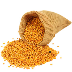 Golden Mustard in a sack bag