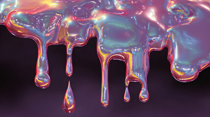 Y2K Melty chrome shapes isolated. Spilled liquid metal drops. Futuristic metallic puddles Stock Illustration