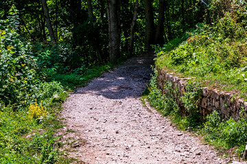 Sendero en Bulnes, Picos de Europa.