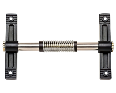 Chest expander exercise equipment for strength training on a transparent background