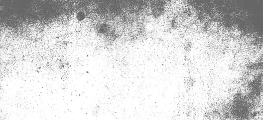 Rough black and white texture vector distressed overlay texture grunge background.