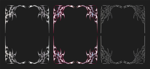 Neo Tribal Frame, Modern Tribal Frame