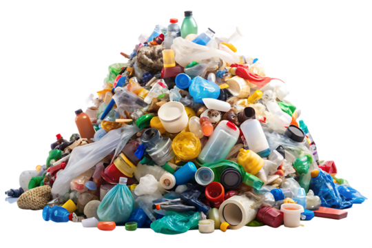 pile of colorful pins  isolated on white background, png, ai generated.