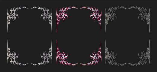 Neo Tribal Frame, Modern Tribal Frame