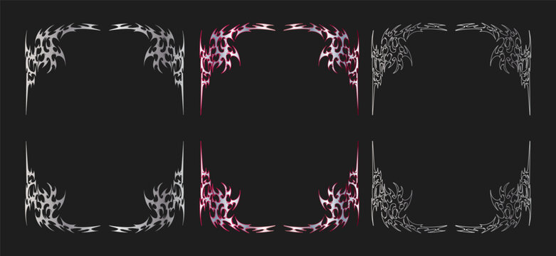 Neo Tribal Frame, Modern Tribal Frame