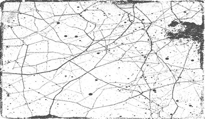 Rough black and white texture vector distressed overlay texture grunge background.