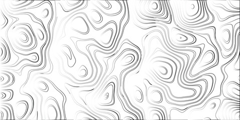 Abstract topographic map seamless pattern in black and white ideal for backgrounds and textures suitable for graphic design