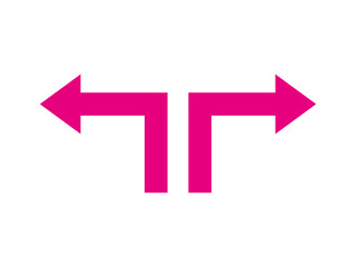right left turn arrow icon