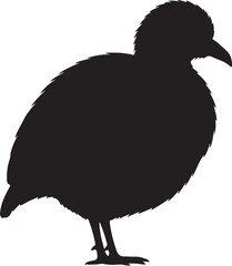 Tinamou Vector Silhouette