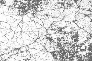 Rough black and white texture vector distressed overlay texture grunge background.