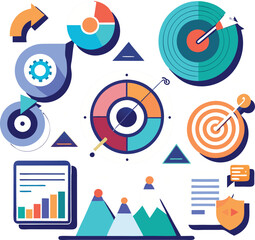 Obraz premium set of infographic elements for design