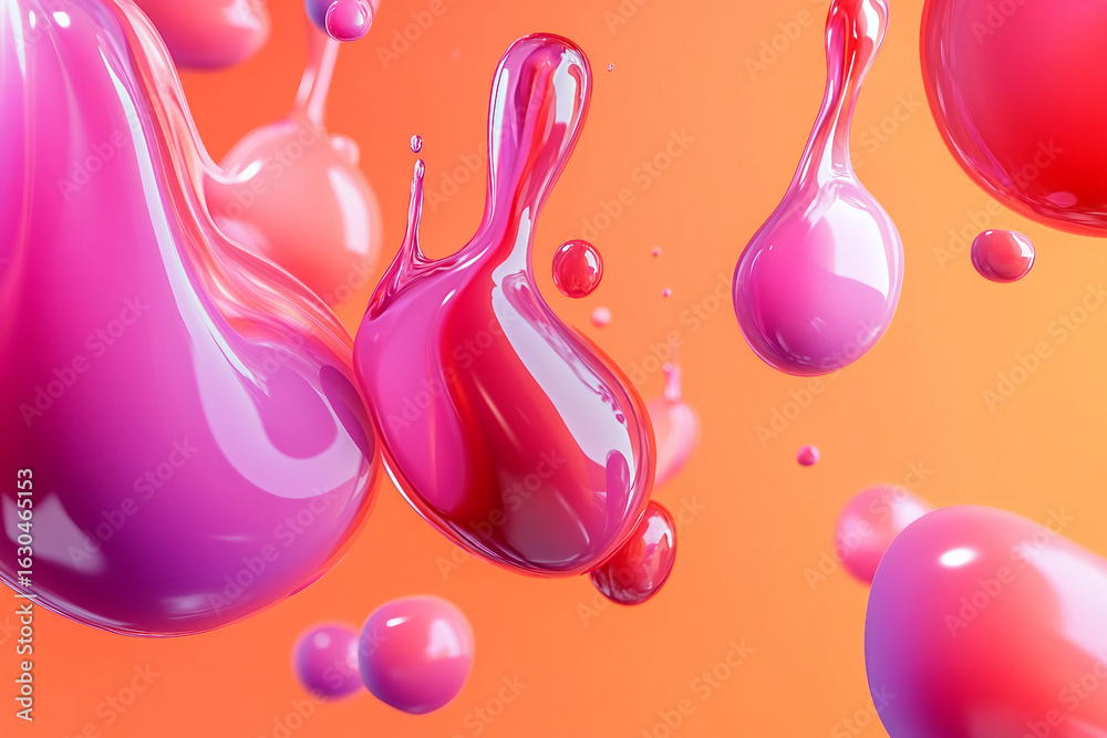Wall mural textured surface showing abstract 3d rendering created with generative ai