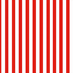 Fototapeta premium Clean Alternating Vertical Stripes Classic Red and White - Modern Christmas Pattern