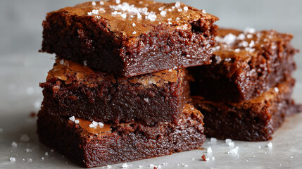 Crinkle top gluten free fudge brownies