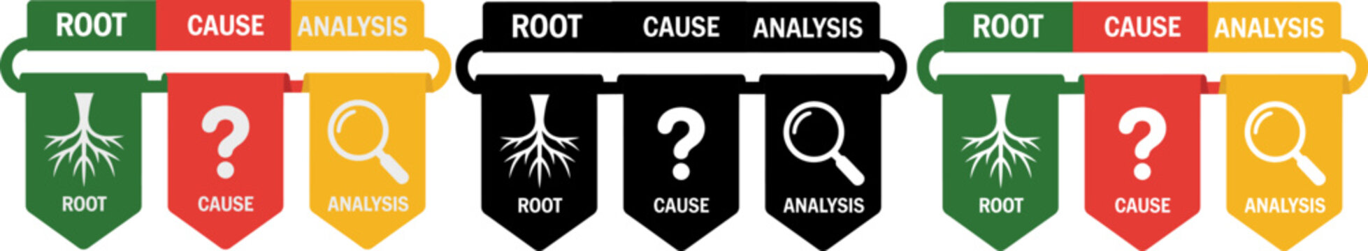 Root cause analysis rca diagram process steps infographic