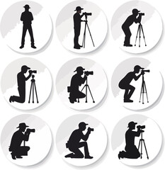 Photographers Icons Set