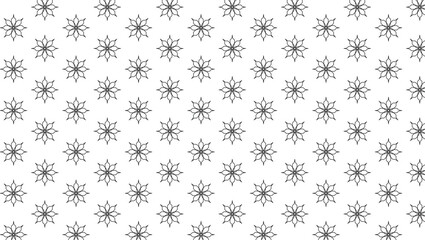 White and Metallic Gold Seamless Pattern with Small Geometric Shapes – Elegant Diamond and Star Vector Background for Wrapping, Wallpaper, and High-End Design