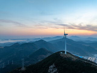 wind power station on mountian