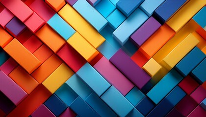 vibrant geometric patterns create a colorful abstract backdrop for creativity