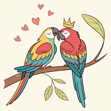 Rangon ka Raabta &mdash; Crowned Affection in the Jungle of Jazbaat 🦜💘👑🌿