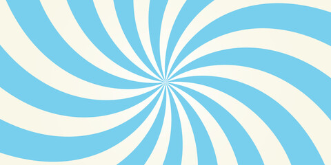 Blue sun rays vector background. Abstract sun rays wallpaper for templates, social media banner ads, website business designs.